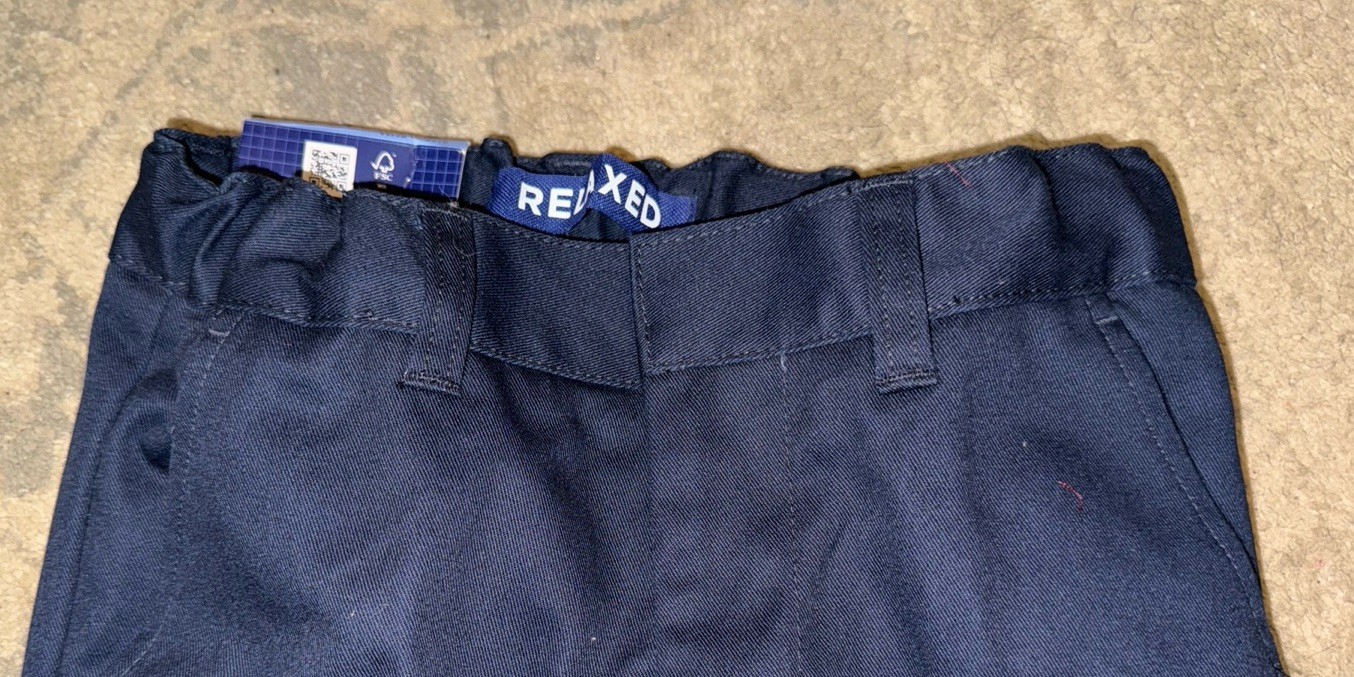 New French Toast Youth Boys Sz 10 Slim 22 X 25 School Uniform Pants Blue Navy