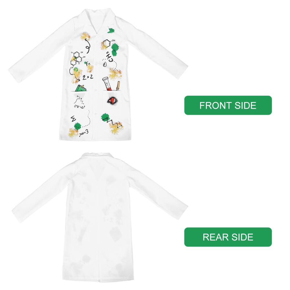 Children’s Scientist Suit Doctor Coat Costume Dress up for Toddlers