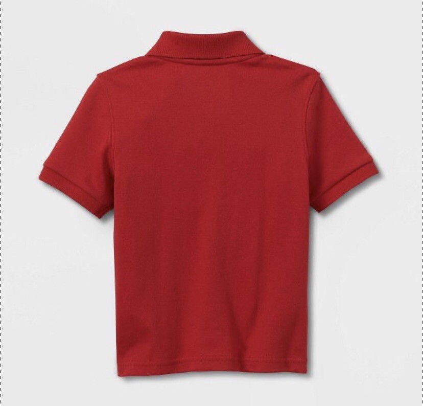 Toddler Boys Red Uniform Shirt – Unique Pique Polo 5 Pack 3T
