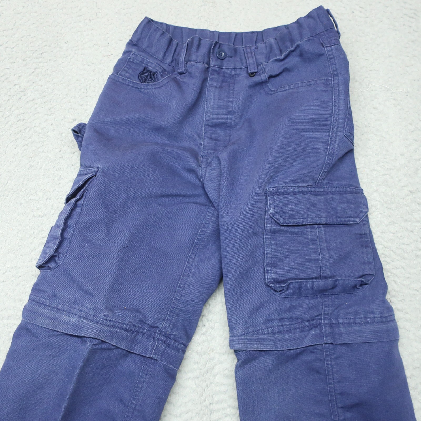 Boy Scouts of America Switchback Uniform Pants Boys 8 Blue Convertible Cargo
