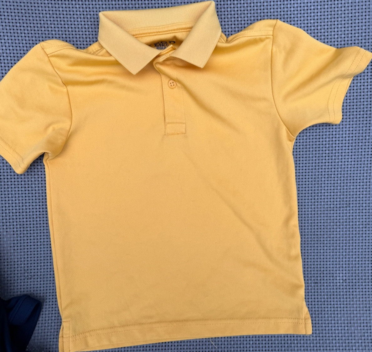 LOT of 6 Boys uniform IZOD,OLD NAVY,GEORGE PERFORMANCE Fabric Polo Shirts 6-7