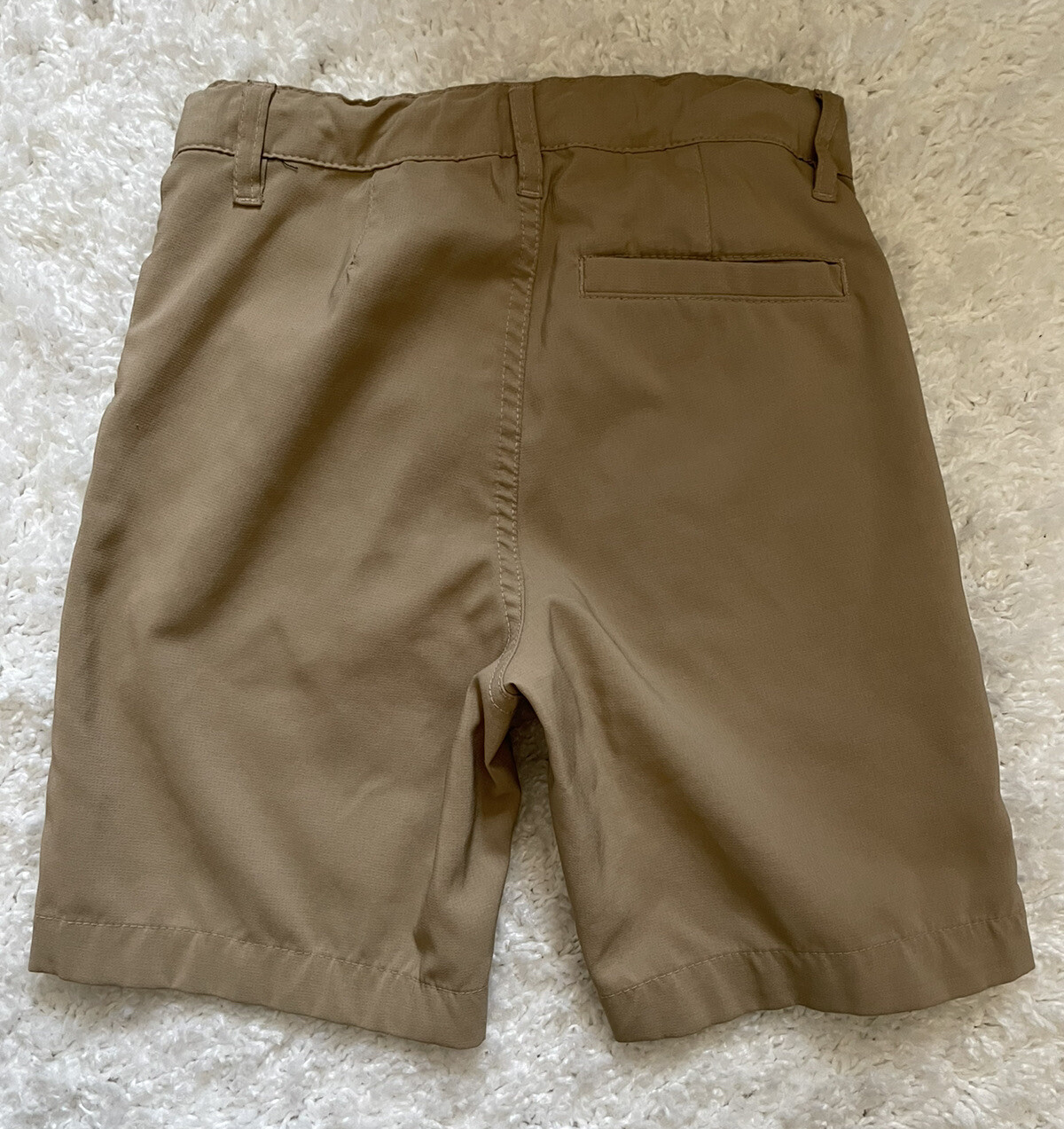 Cat & Jack Boys School Uniform Shorts Sz 5 Khaki Adjustable Waistband Bottoms