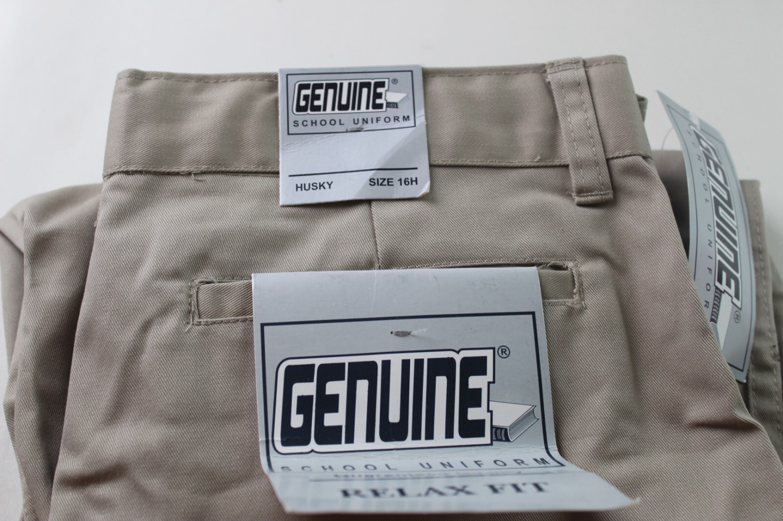 Genuine School Uniforms Shorts- Beige-Size 16H