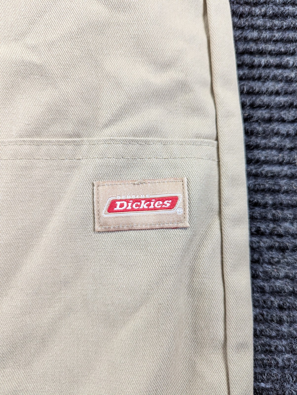 Dickies Traditional School Uniform Pants Boys 12 Beige Double Knee Straight Leg