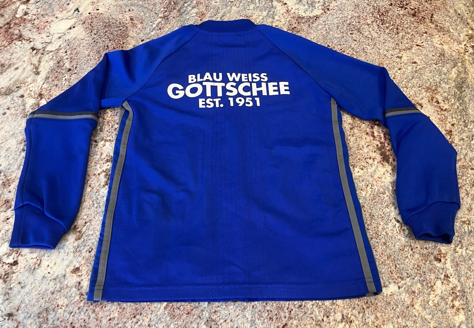 Adidas Climacool Tracksuit Jacket Royal Blue Blau Weiss Gottschee Soccer Youth S