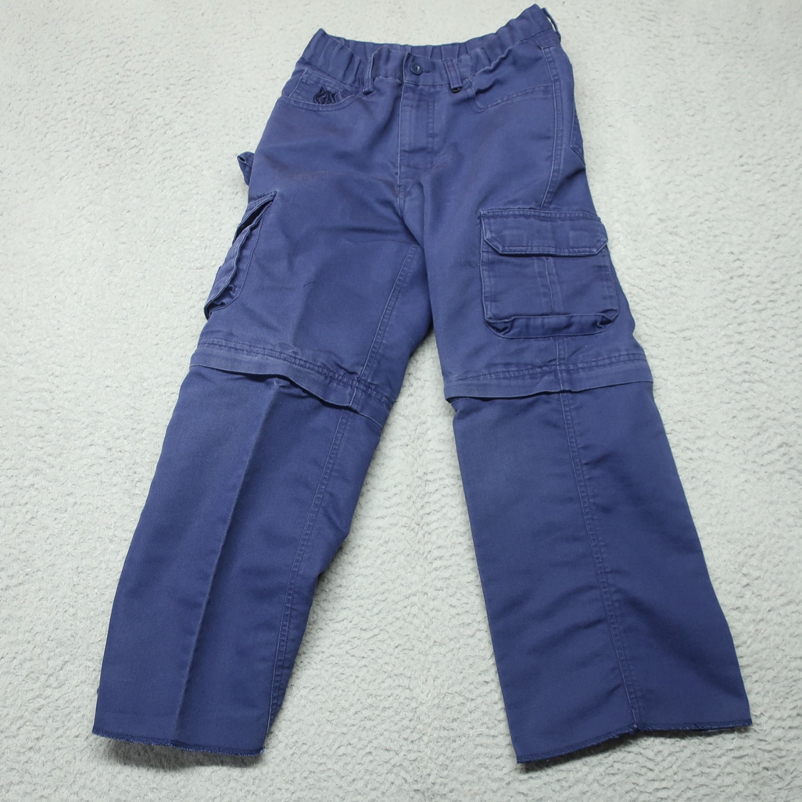 Boy Scouts of America Switchback Uniform Pants Boys 8 Blue Convertible Cargo