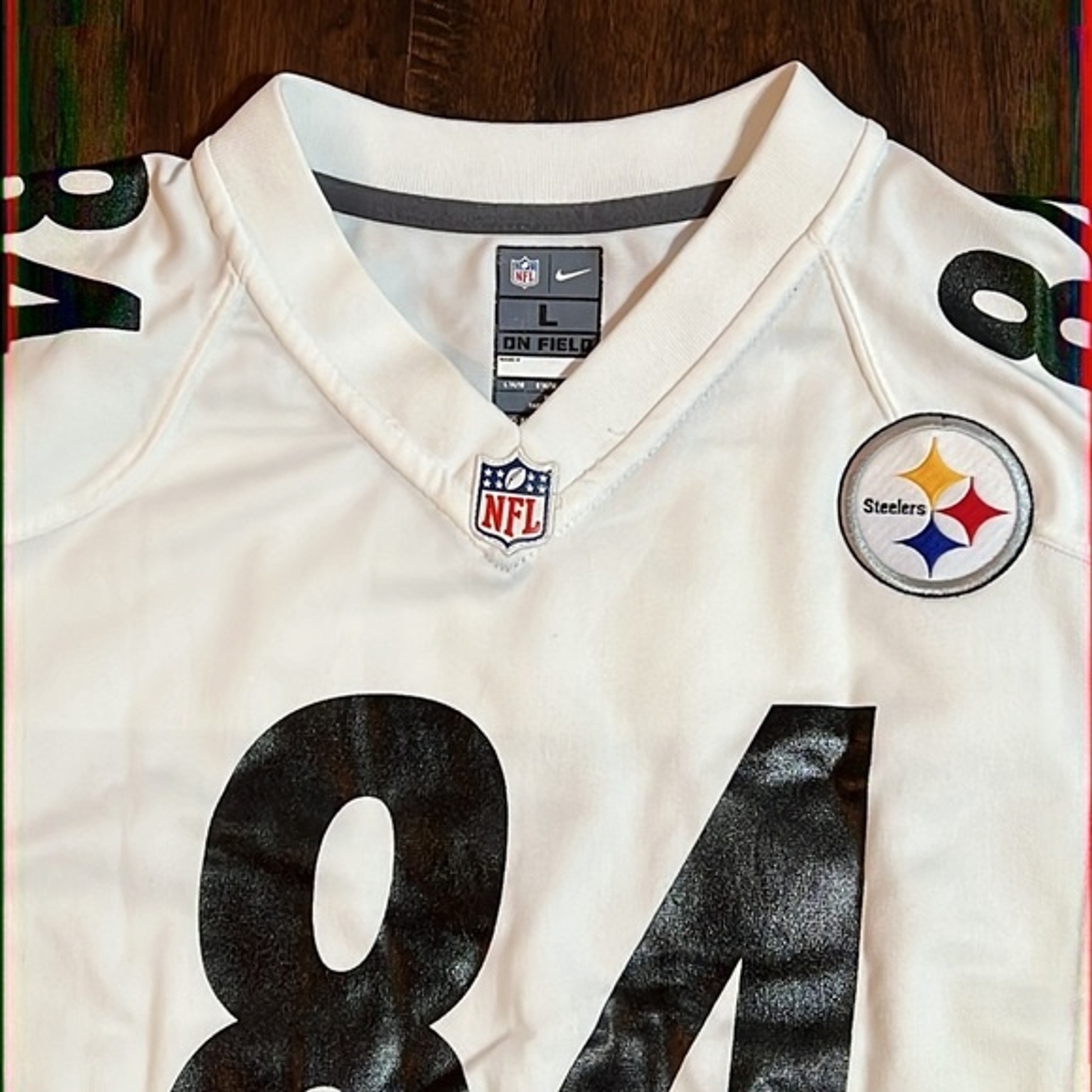 NFL Nike Pittsburgh Steelers Football Jersey #84 Antonio Brown Size: L (Boys)