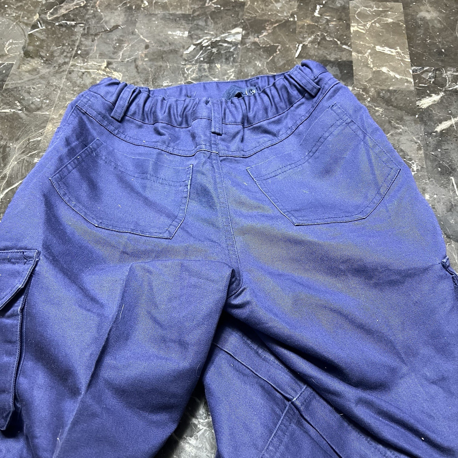 Boy Cub Scouts BSA Switchback Convertible Cargo Pants Size 14 Blue Uniform Zip