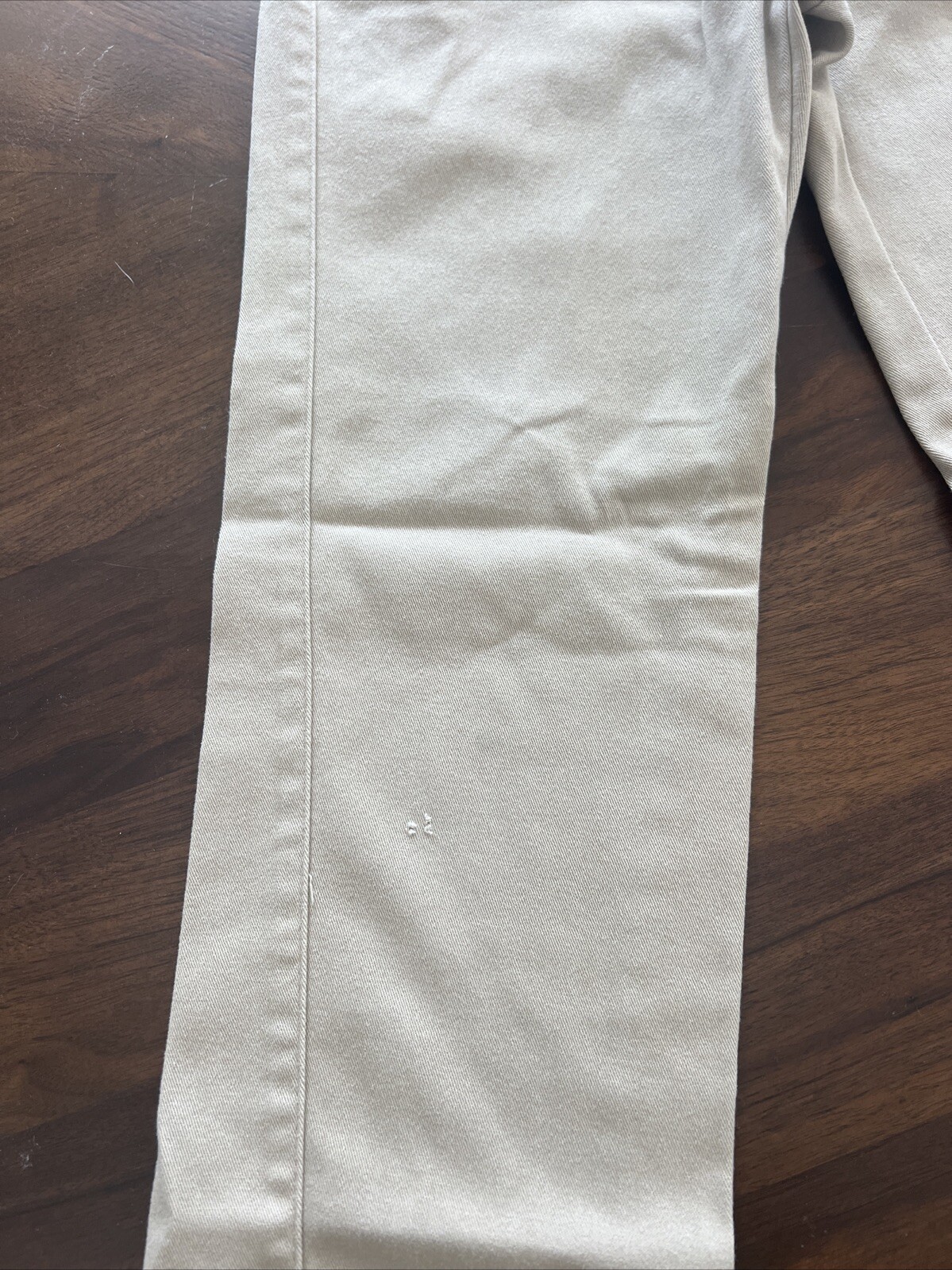 Mills Uniform Khaki Flat Front Pants : 18R Boys