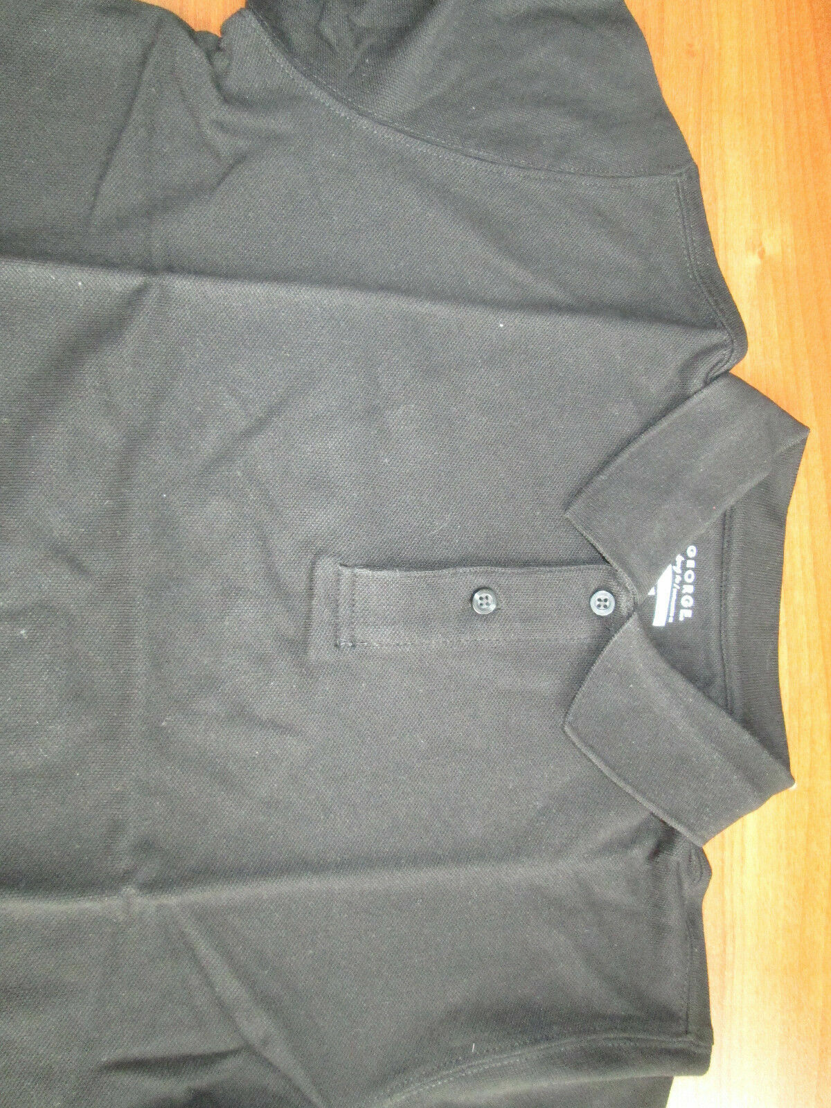 NWT Lot of 2 George Boys’ School Uniform Short-Sleeve Polo Shirts – Black, Sz XL