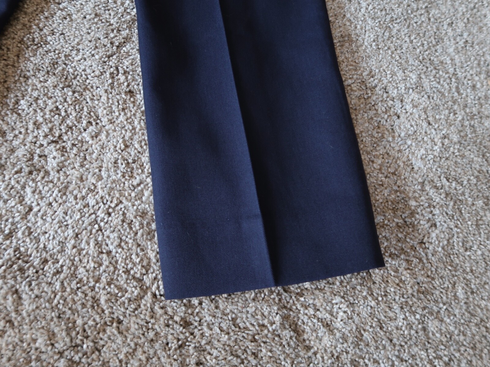 boys girls school uniform pants navy blue with pockets, easy care wrinkle free