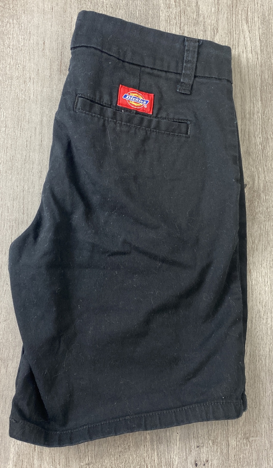 Dickies Front Relaxed Fit Uniform Casual Shorts Black Kids Size 5