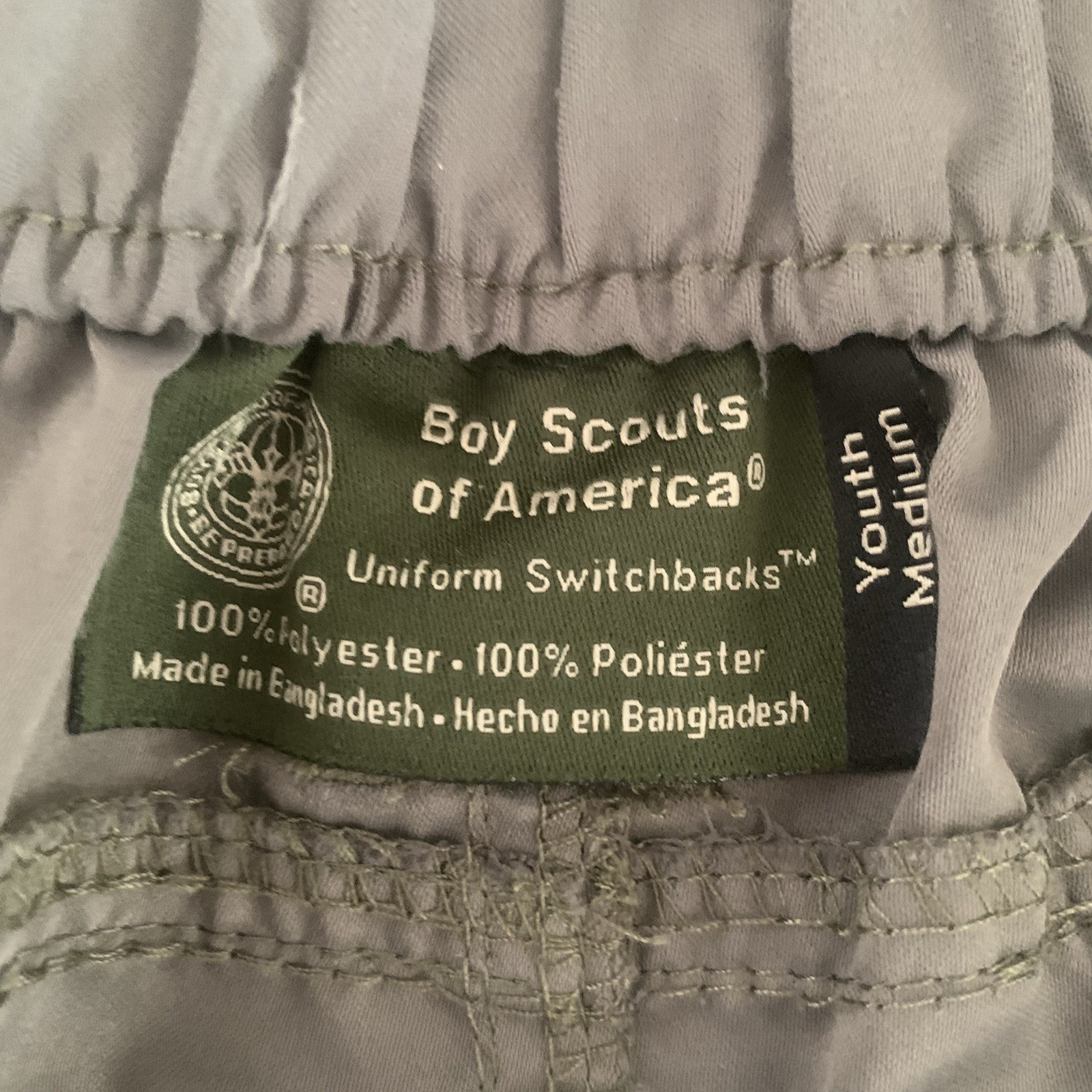 Boy Scouts of America BSA Switchback Convertible Pants Youth Medium Uniform