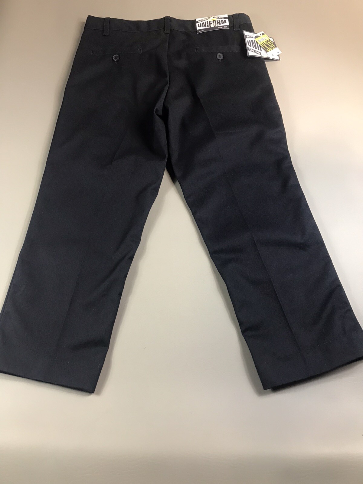 School Uniform Pants Authentic Galaxy Boys size 8 Husky NEW Navy Blue