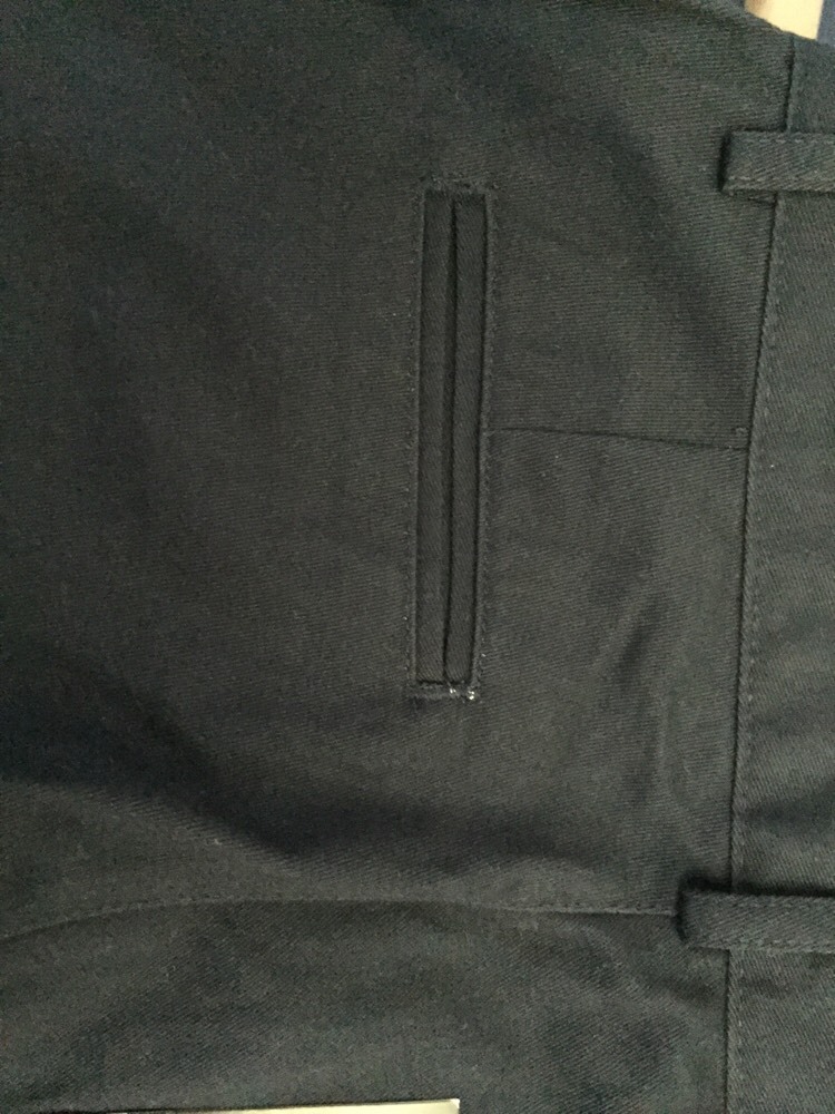 Arrow Boys Pleated Easy Care Wrinkle Free Stain Repellent Pants Navy Size 18