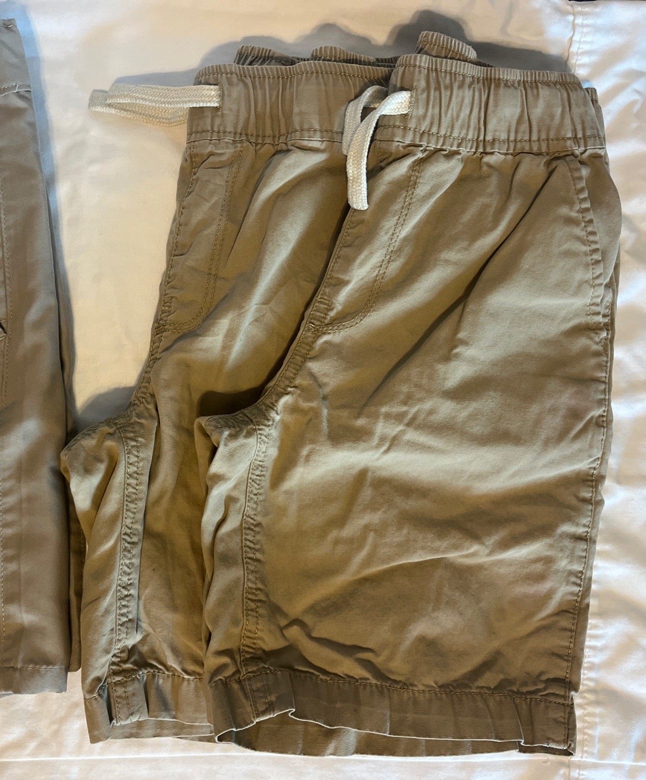 Lot Of 4 Nautica & Place Boys School Uniform Khaki Shorts Size 8 Preppy