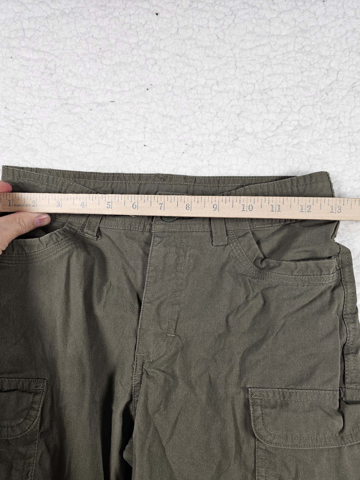 Boy Scouts of America Convertible Zip Off Pants Youth 10 Olive Cargo Hiking BSA