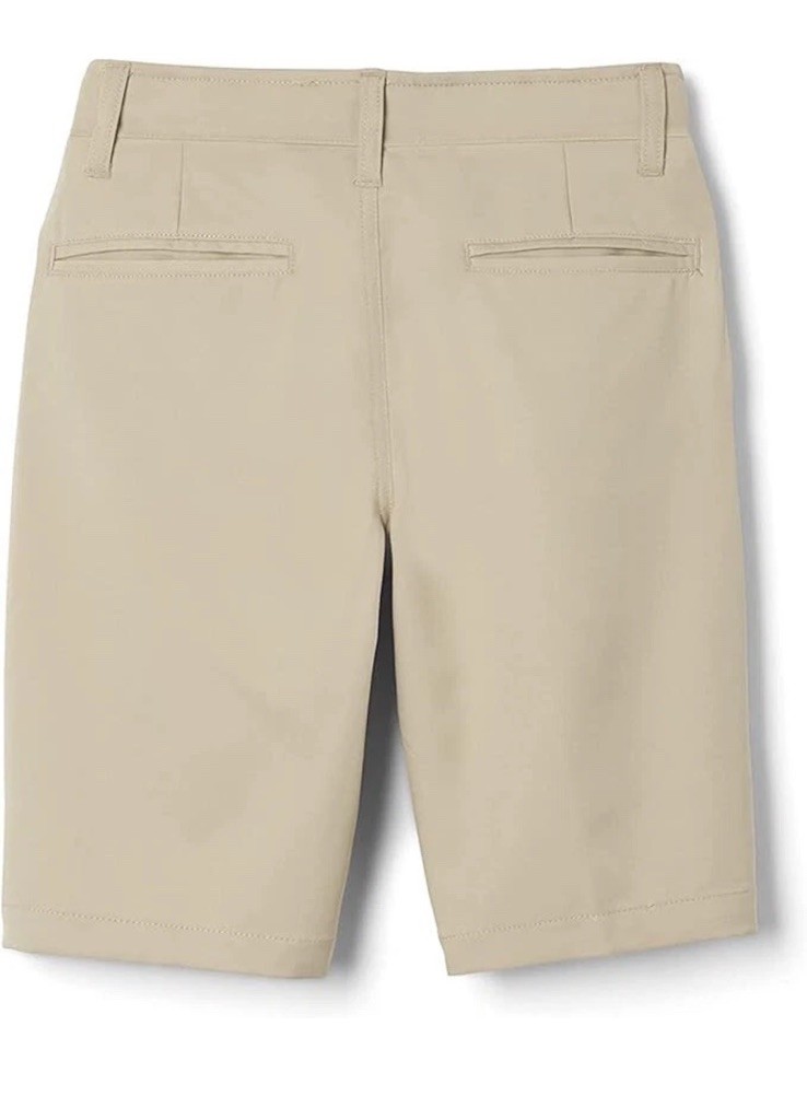 French Toast Youth Boy’s 2-Pack Performance Uniform Shorts, Khaki, Size 16