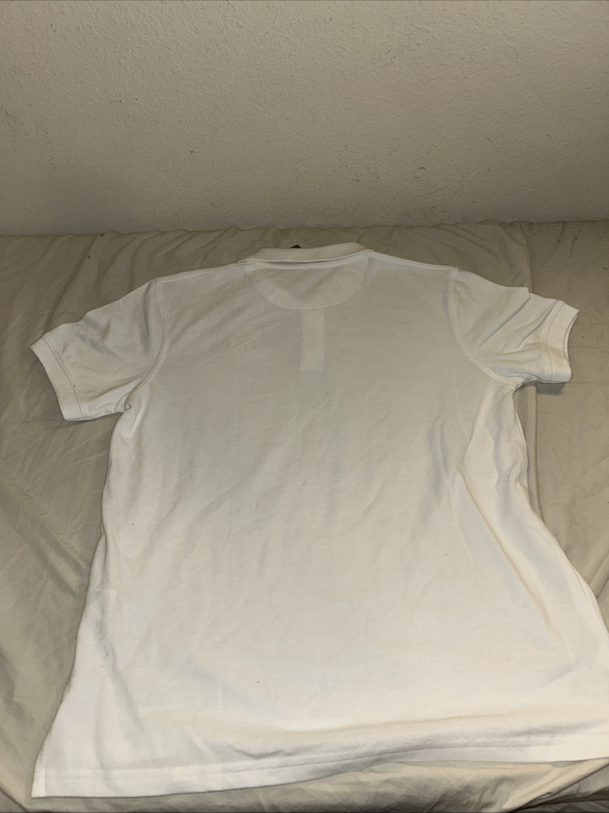 Dennis Youth Polo YXL ~ Brentwood Christian School Uniform White Collared Shirt