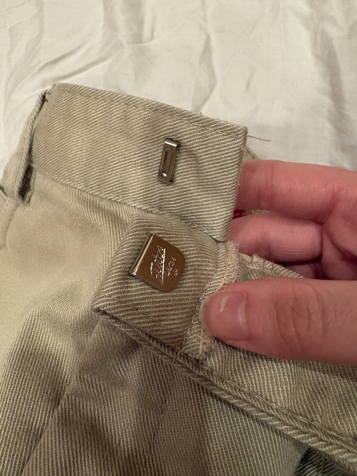 VINTAGE Lemmi Pants YOUTH Boys Size 170 Chino Khaki West German