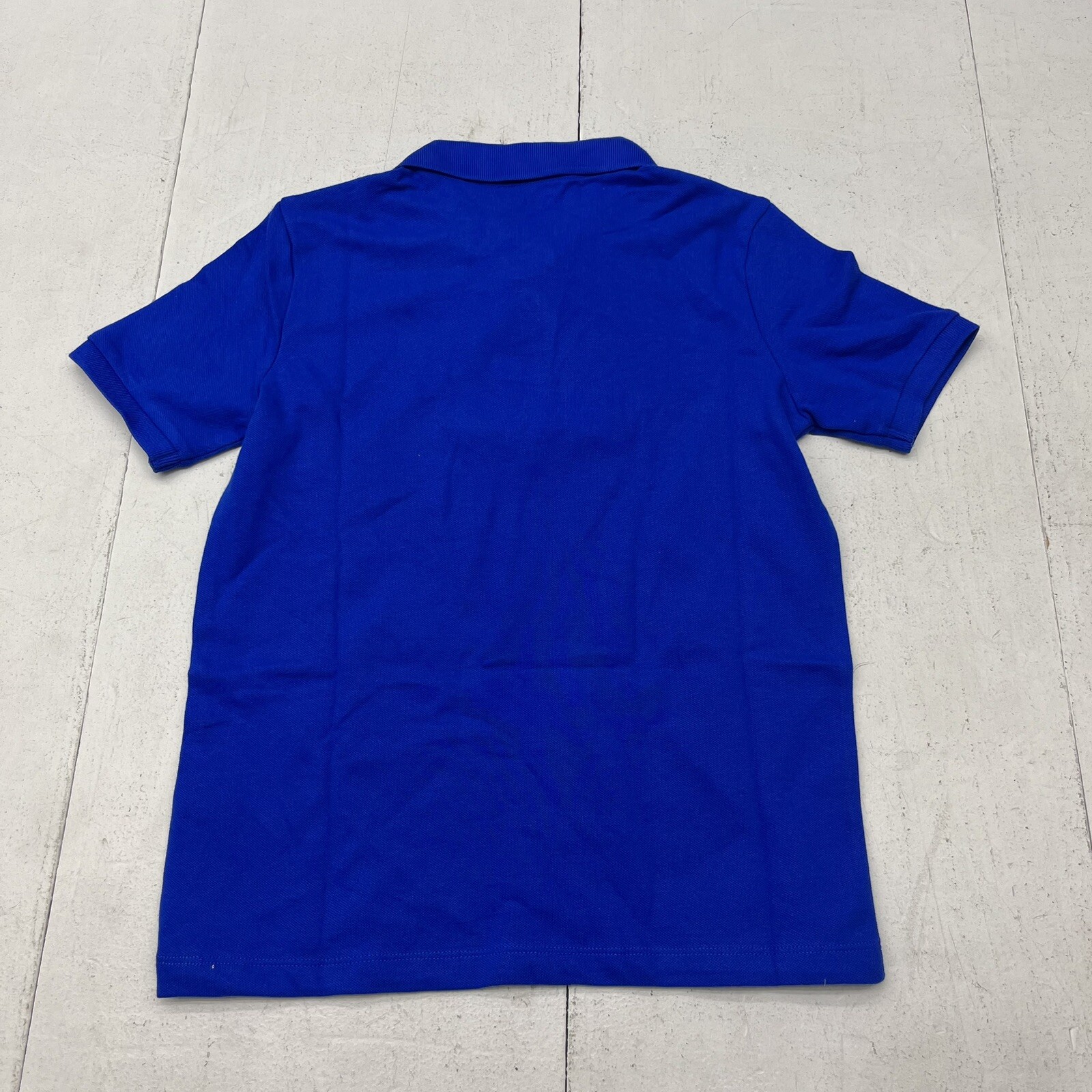 Old Navy Blue Tango Uniform Pique Short Sleeve Polo Boys Size Medium NEW
