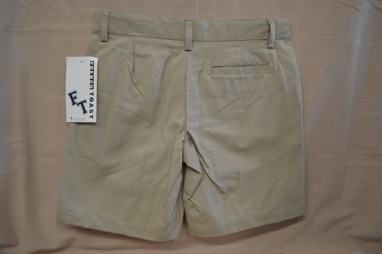 U PICK FRENCH TOAST Boy Uniform SHORTS Navy BLUE Khaki SZ 6 – 16 Regular & HUSKY