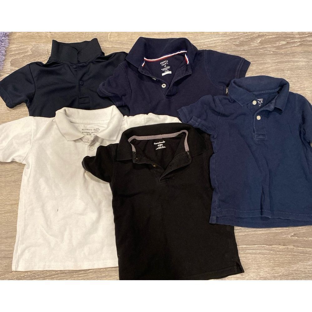Uniform shirts Size 4t Bundle of 5