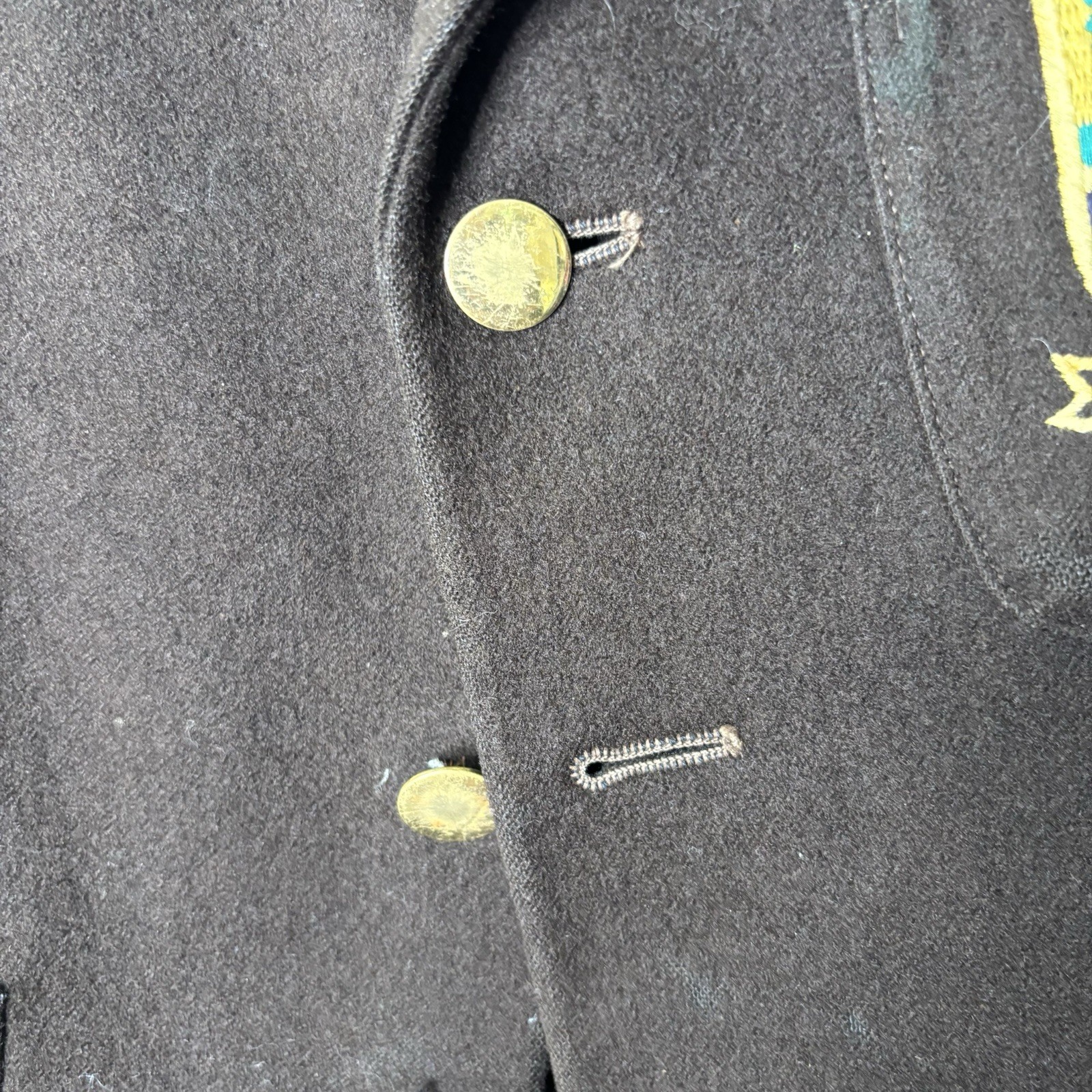 Vintage British Boys Wool School Blazer