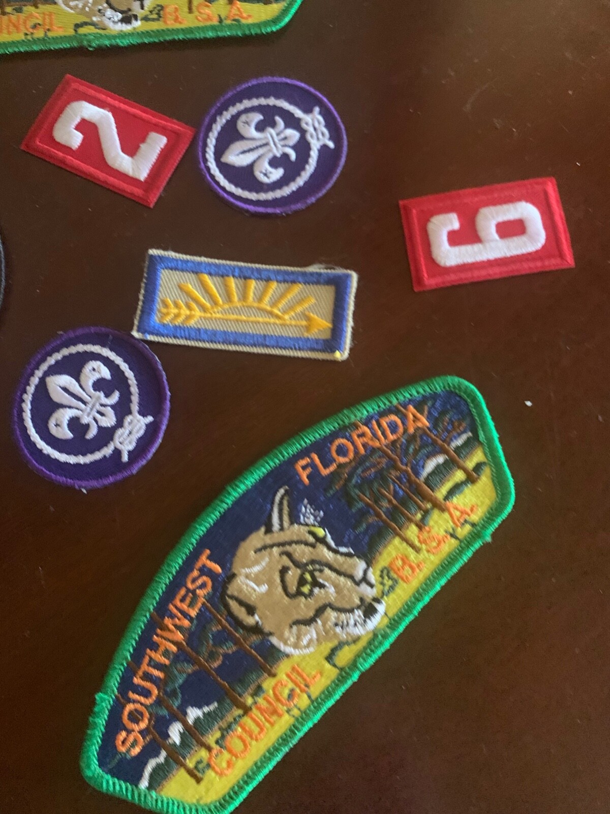 Arrow Of light Badge Emblem Patch BSA Rank Plus Council and Misc Patches Unused