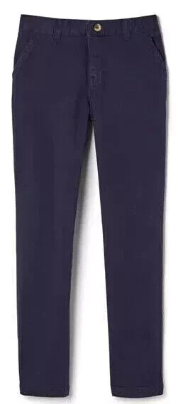 French Toast Boys 2 Pack Straight Fit School Uniform Pants Navy, Size 16