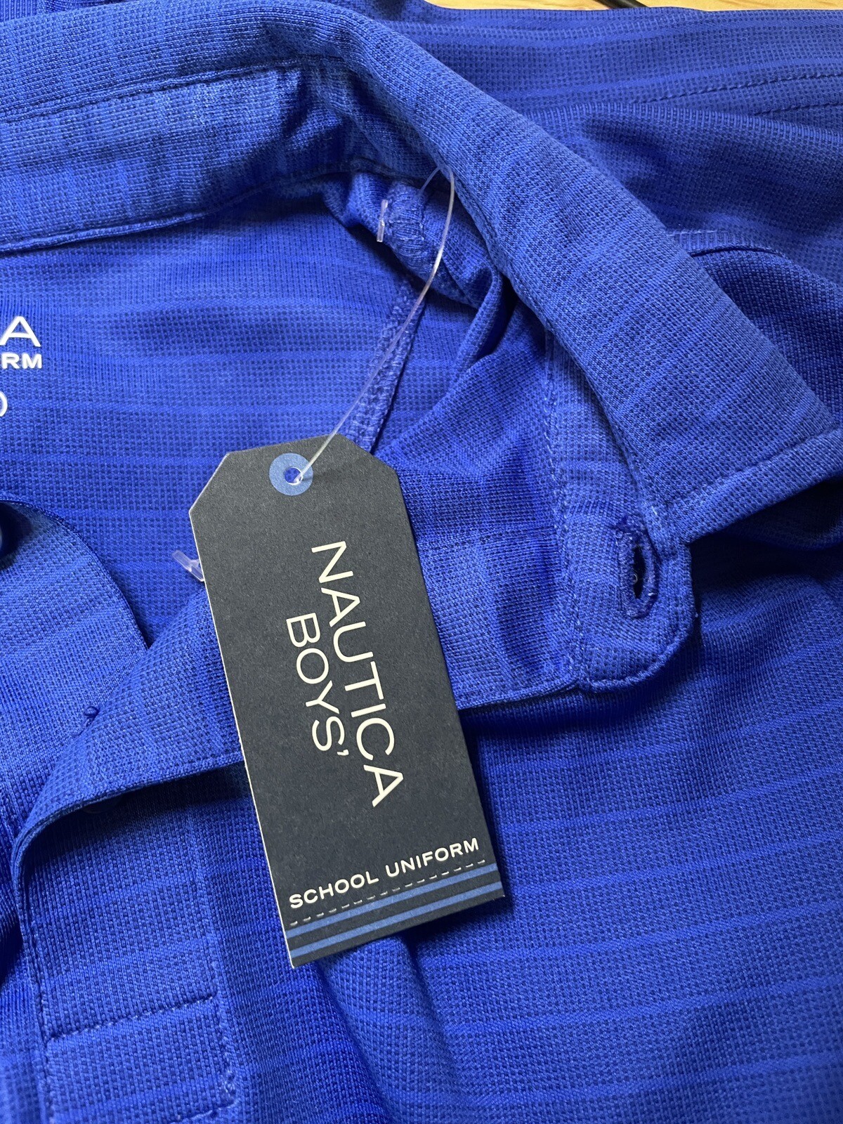 nautica school uniform Polo Boys Large New