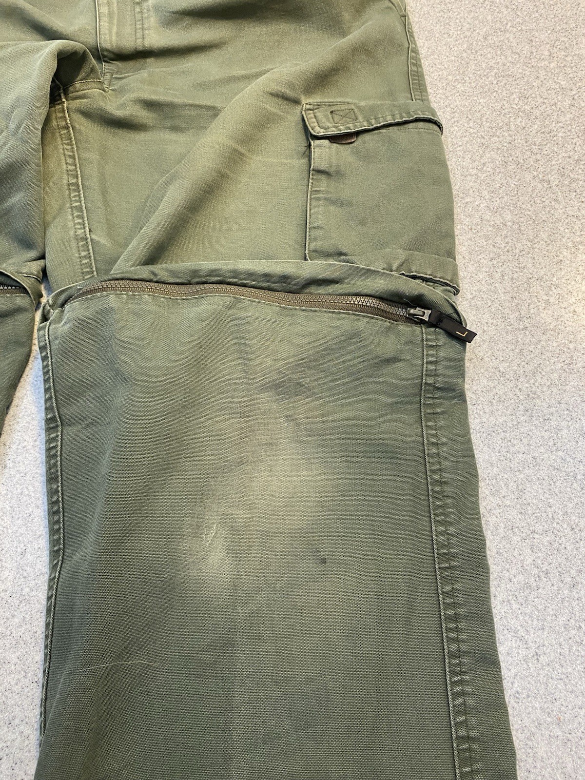 Boys zip off Switchback Cargo pants uniform Canvas Youth 22 Zip Off Scouting