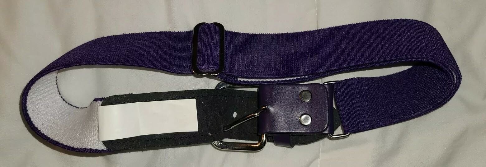 Teamwork Athleyic Apparel 6210-22-U Purple Adjustable Sports Uniform Belt 25-37″