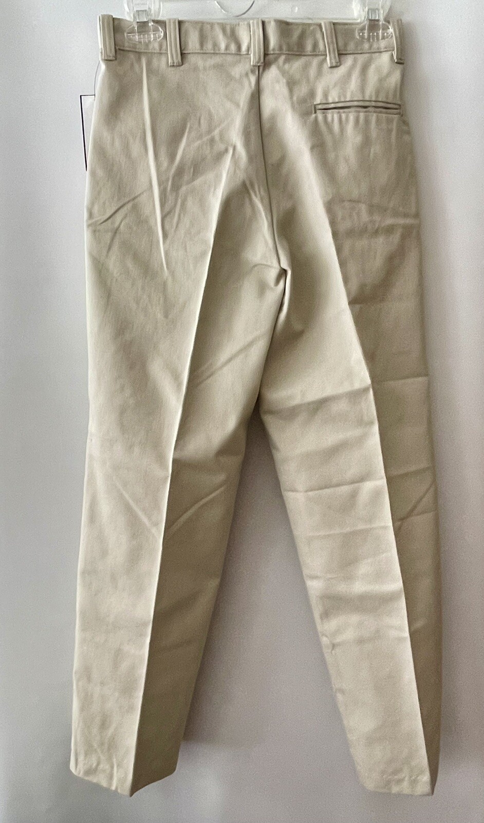 NWT Boys GEORGE School Uniform Flat Front Pants Double Knee Khaki Size 12