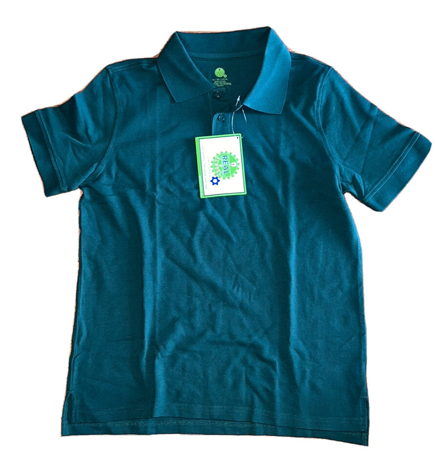 Real School Uniform Green Polo Unisex Xl. NWT