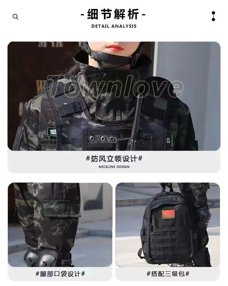 New Children’s Special Forces Combat Uniform, New Camouflage Training Suits