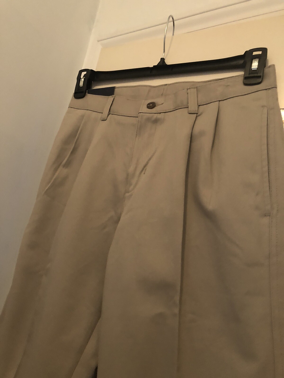 Chaps Boys’ School Approved Performance Khaki Pants Size 18 Reg