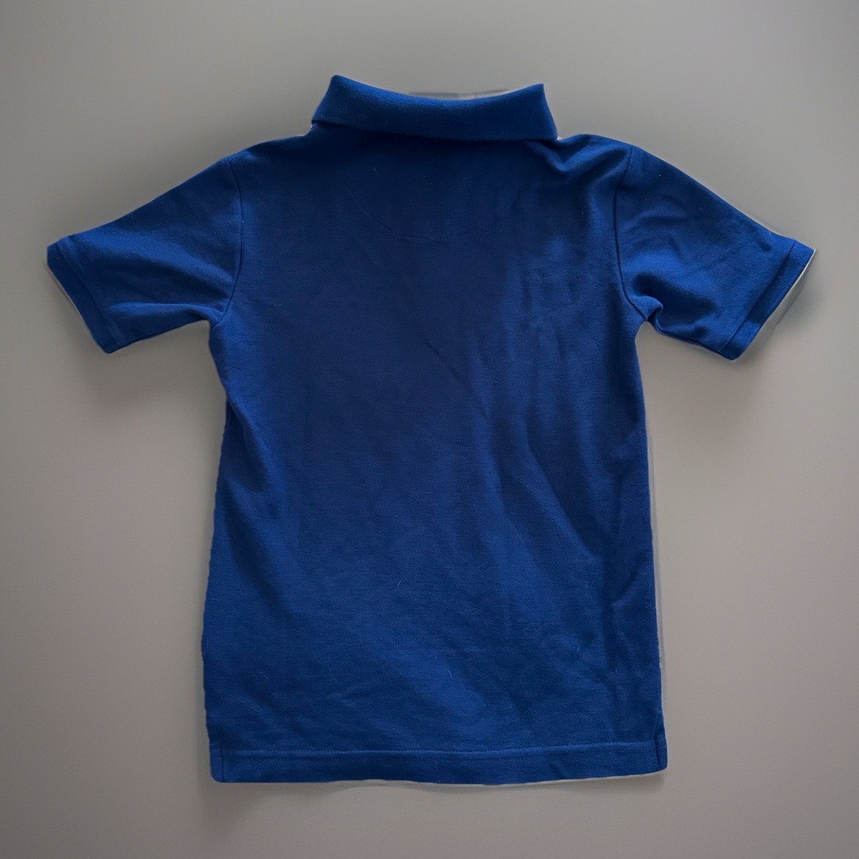 Nautica Boys School Uniform Piqué Navy Blue Polo Shirt Short Sleeve Size 8