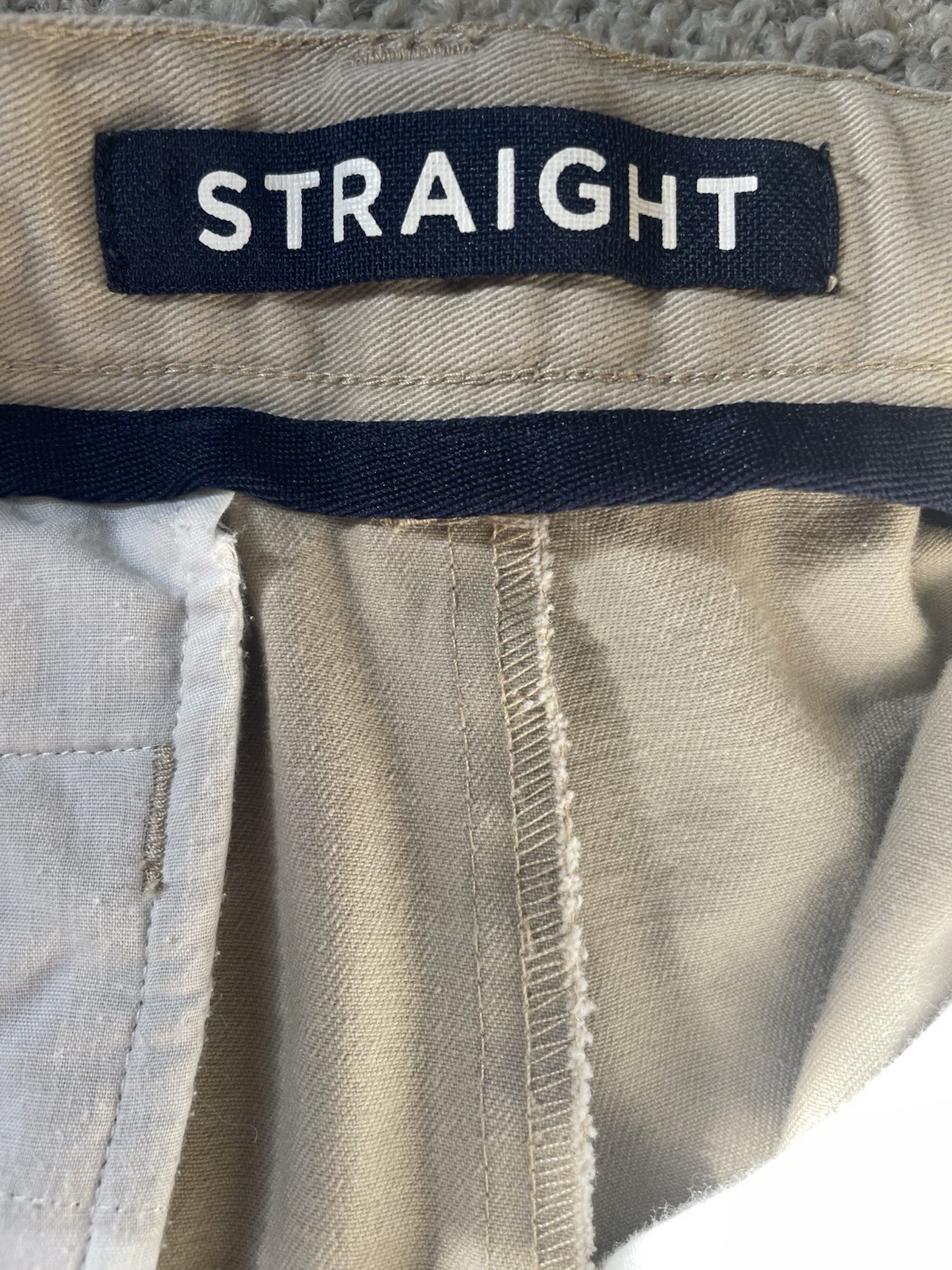 French Toast Boys Khaki Chino Pants Size 12 Straight Leg Twill Cotton Blend