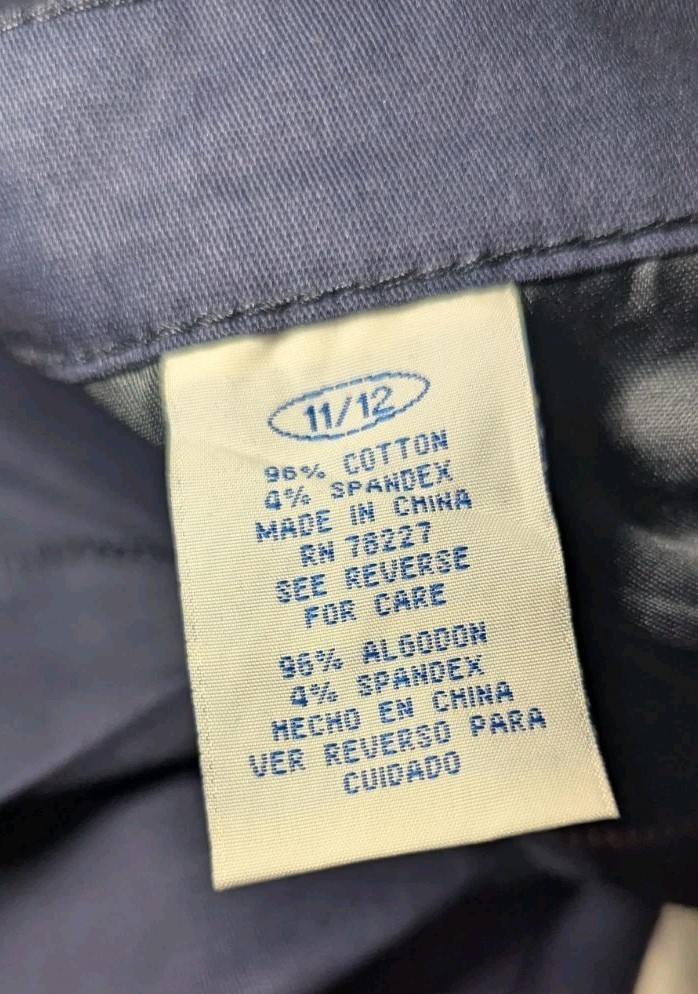 PREMIUM QUALITY School APPROVED Uniform Pants 4 WAY STRETCH Boy’s 11 – 12 Navy