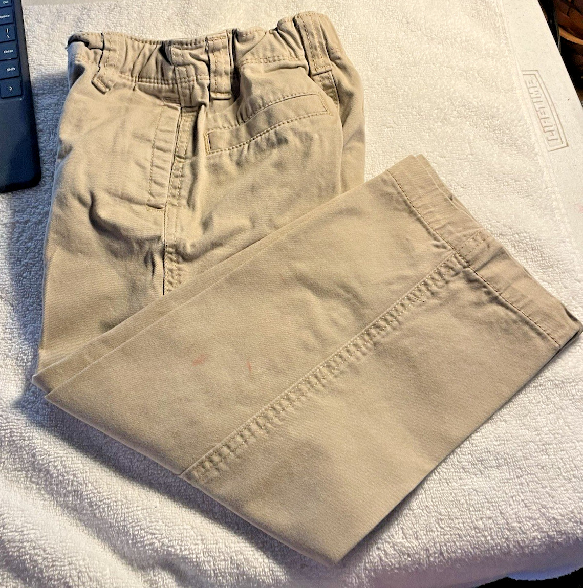 Lot of Boys size 5 Khaki School Uniform Pants & Shorts Old Navy, Geranimals + 1