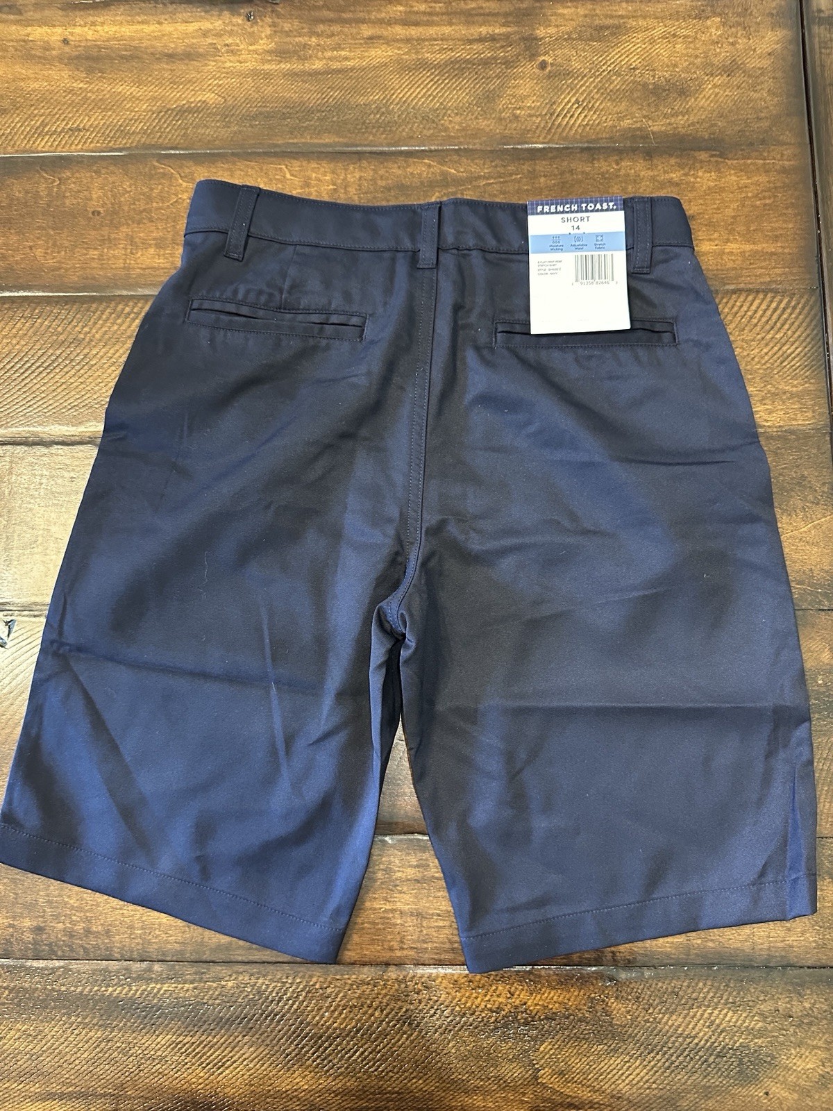 NEW!! 🩳 French Toast 💙 Youth Boy’s Uniform Shorts, Navy, 14