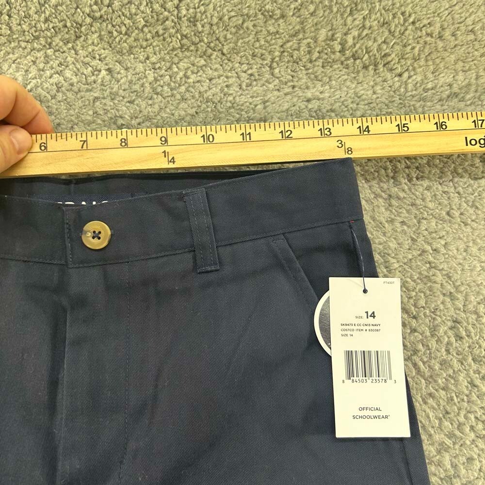 French Toast Schoolwear Relaxed Fit Uniform Pants Blue Pant Boy’s Size 14