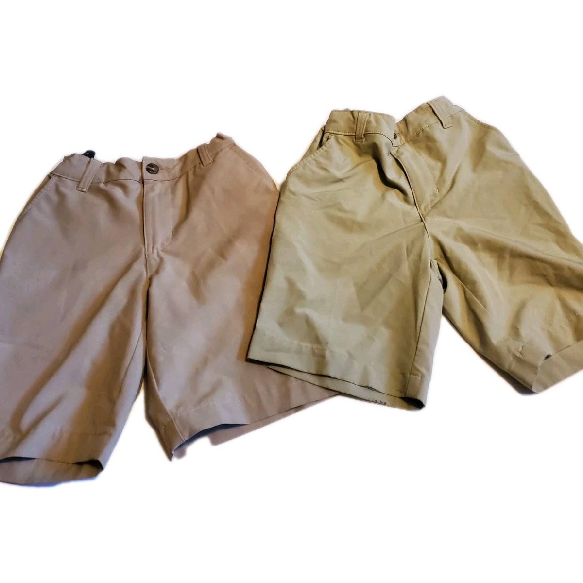 Boys Size 7 Size 8 Uniform Pants & Shorts Lot Of 7 The Childrens Place Khaki