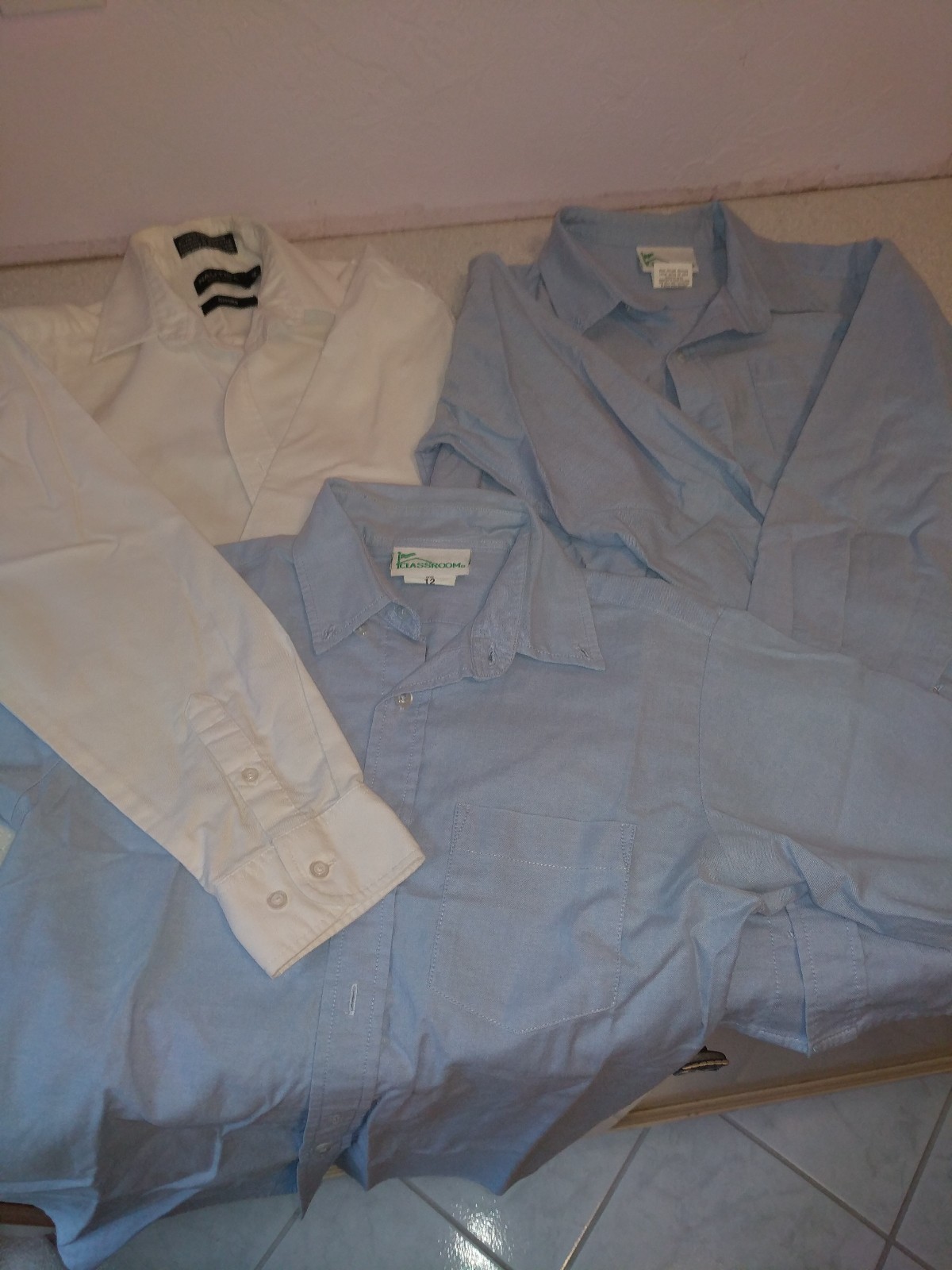 Boys uniform shirts (Size 12)