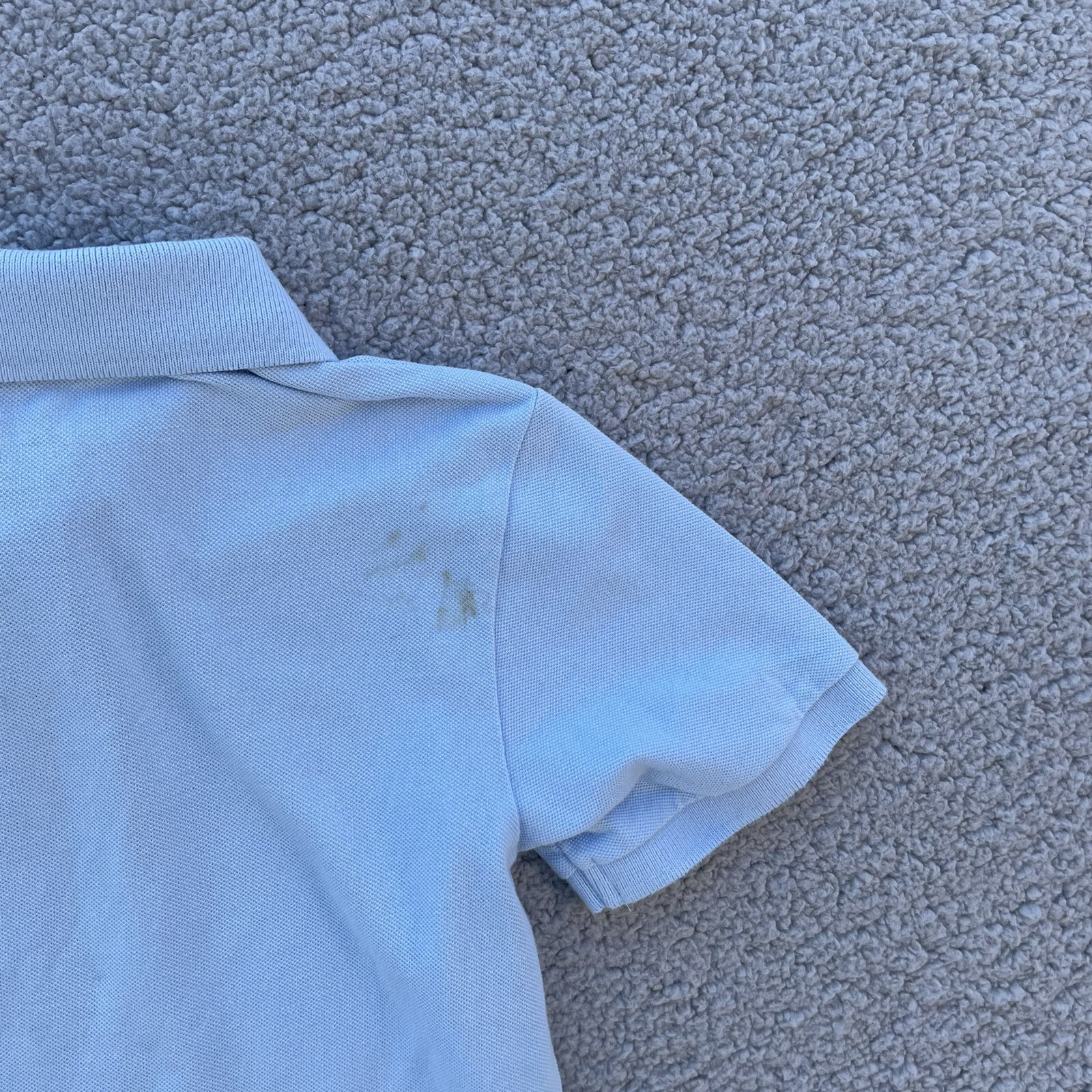 Old Navy Boy’s Blue Short Sleeve School Uniform Polo Shirt Size S (5-6)