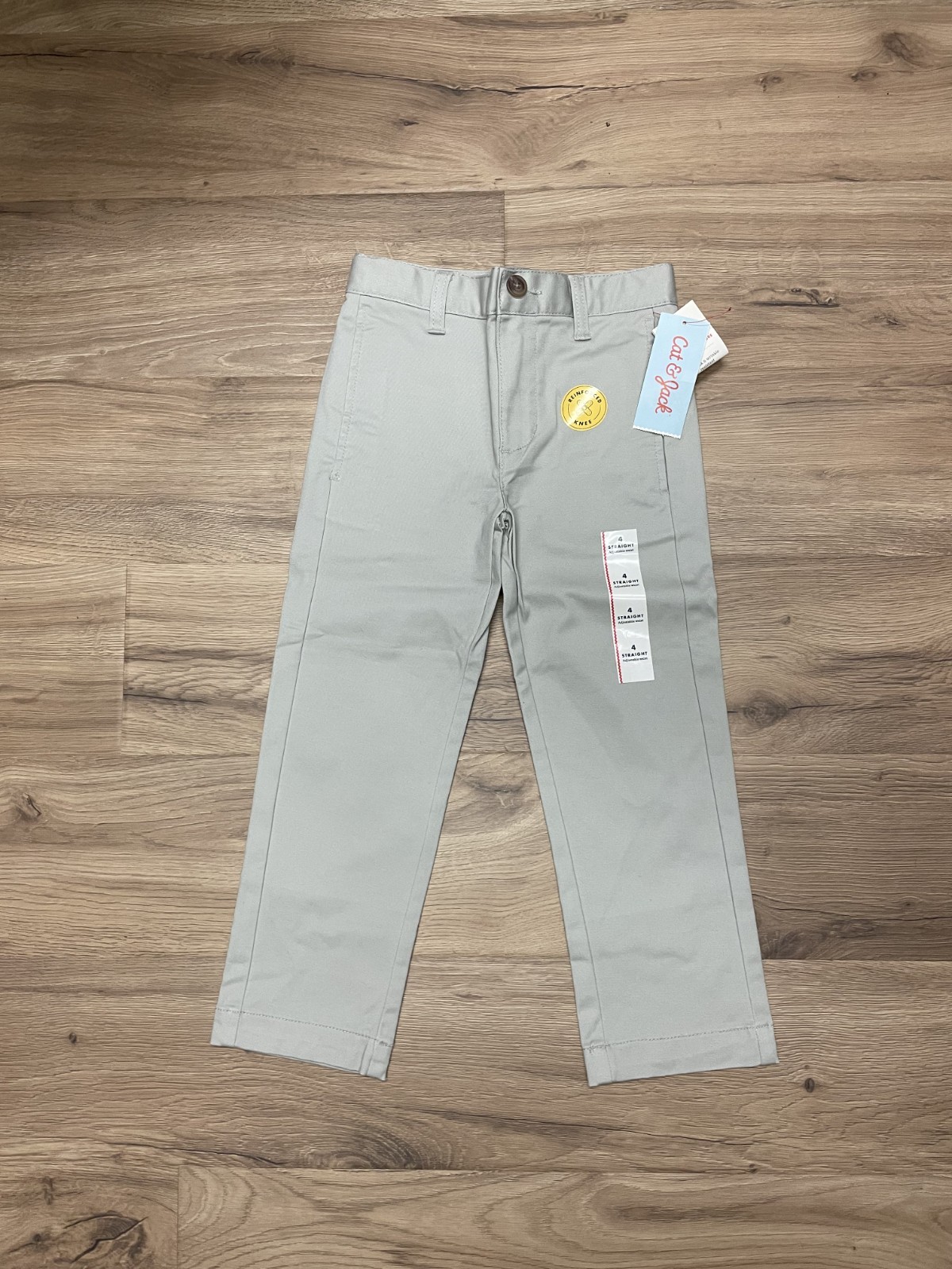 NWT Boys Cat & Jack Gray Pants School Uniform – Size 4