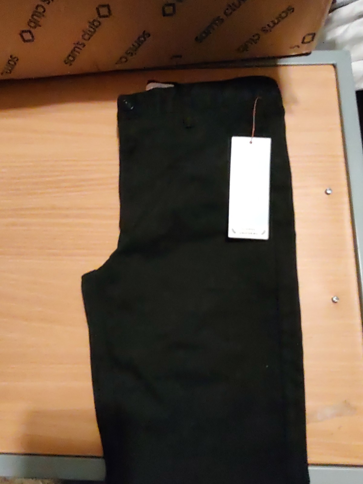 Boys’ Flat Front Stretch Uniform Skinny Fit Pants – Cat & Jack Black 8