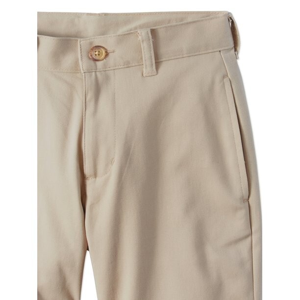 Wonder Nation Shorts Boys Size 16 Khaki School Uniform Super Soft Flat Front A24