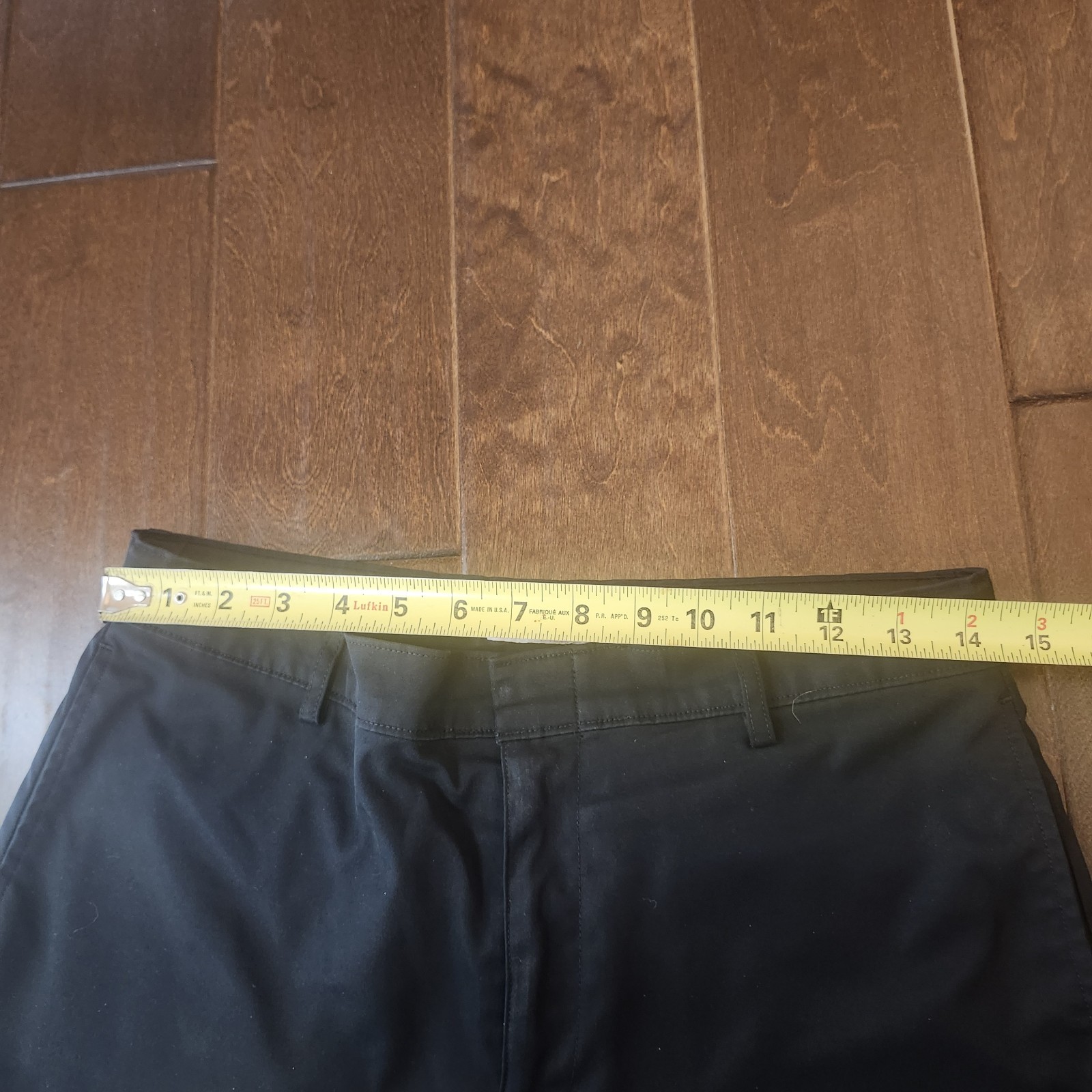 Dennis Uniform Boys 14 Husky Black School Uniform Shorts Flat Front